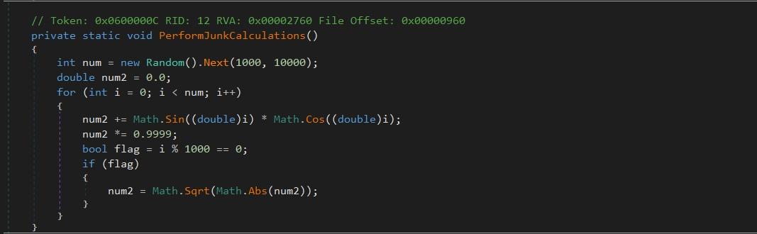 Malware uses fake code to confuse analysis