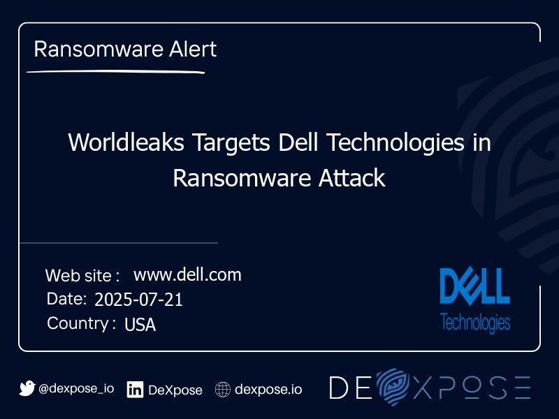 Worldleaks Targets Dell Technologies in Ransomware Attack