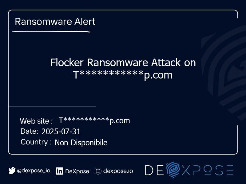 Flocker Ransomware Attack on T***********p.com
