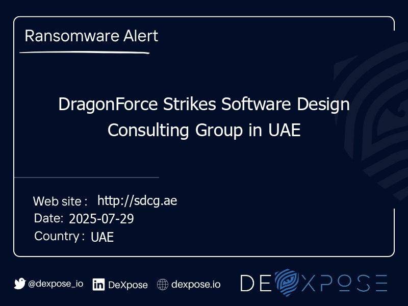 DragonForce Strikes Software Design Consulting Group in UAE