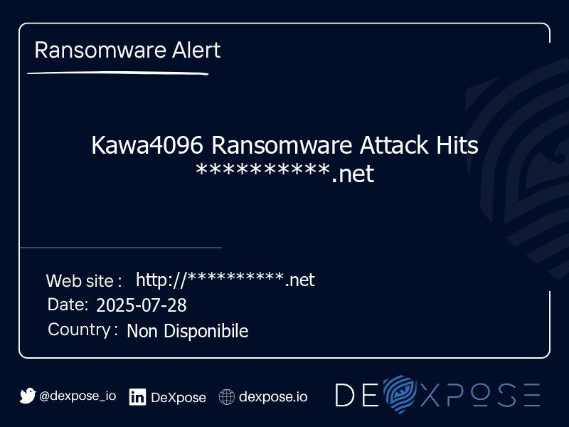 Kawa4096 Ransomware Attack Hits **********.net