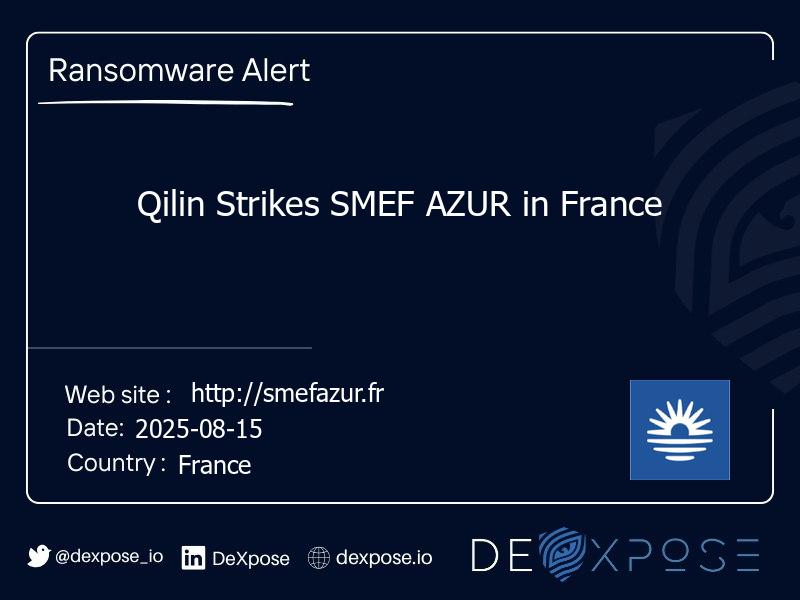 Qilin Strikes SMEF AZUR in France