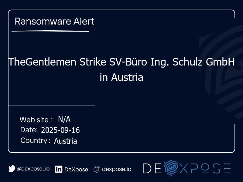 TheGentlemen Strike SV-Büro Ing. Schulz GmbH in Austria