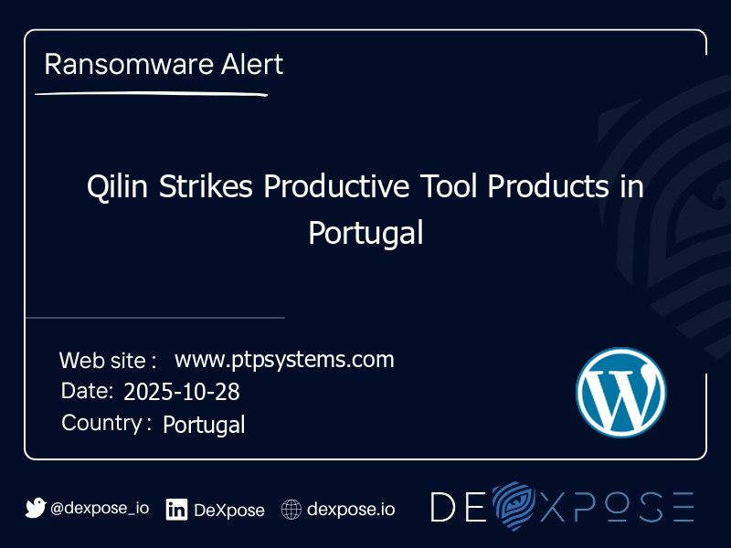 Qilin Strikes Productive Tool Products in Portugal