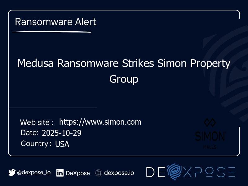 Medusa Ransomware Strikes Simon Property Group