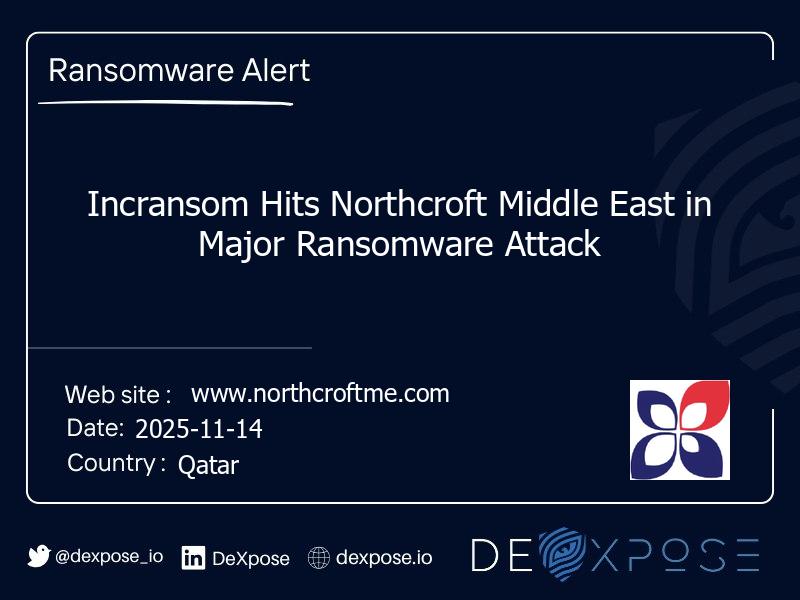 Incransom Hits Northcroft Middle East in Major Ransomware Attack