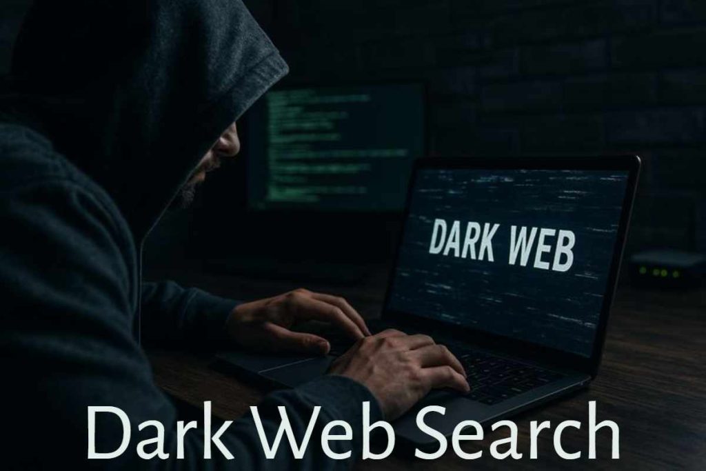 Dark web search engine crawling encrypted pages.