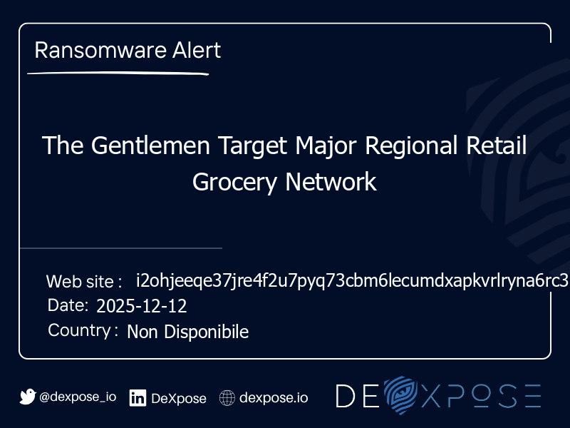 The Gentlemen Target Major Regional Retail Grocery Network